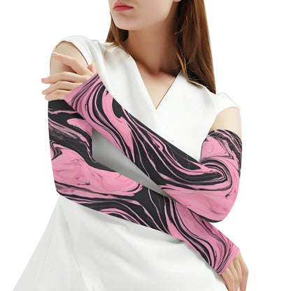 A Pair Cooling Arm Sleeves Arm Cover for UV Sun Protection Gifts