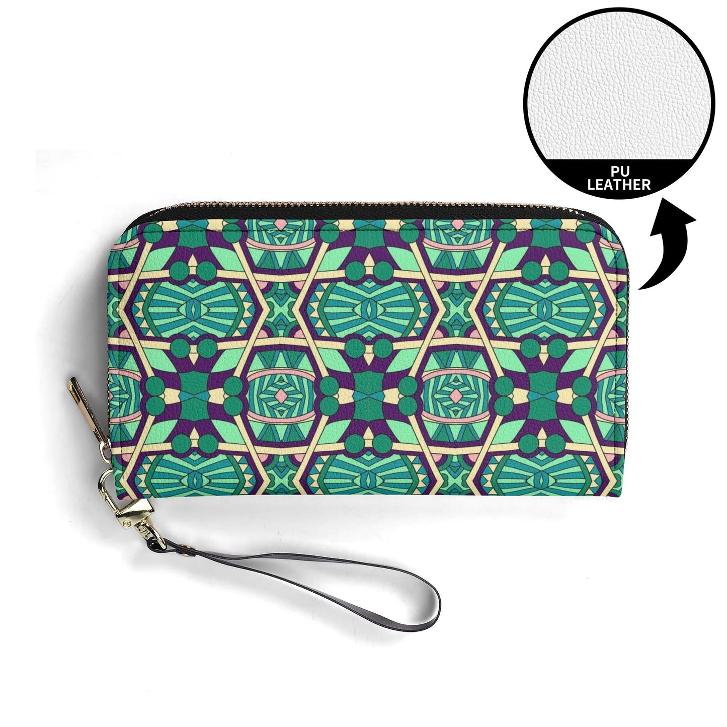 Upgraded 2.0 PU Leather Wallet Aztec Print