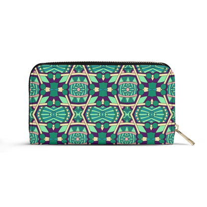 Upgraded 2.0 PU Leather Wallet Aztec Print