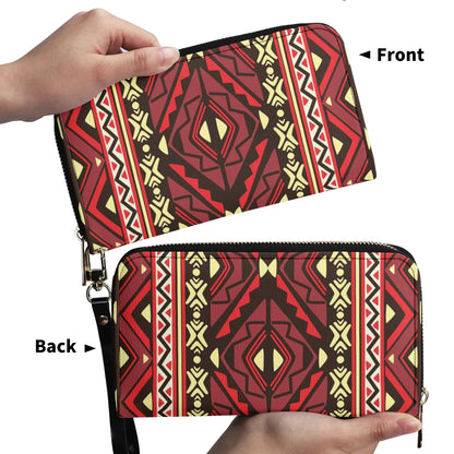 Upgraded 2.0 PU Leather Wallet Aztec Print