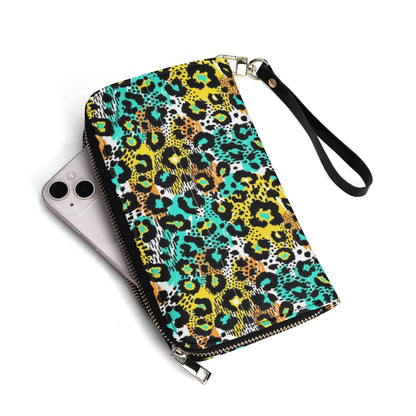 Upgraded 2.0 PU Leather Wallet Leopard Print