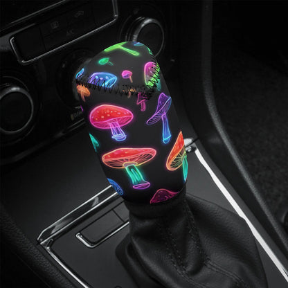 Car Gear Shift Cover Neon Mushroom