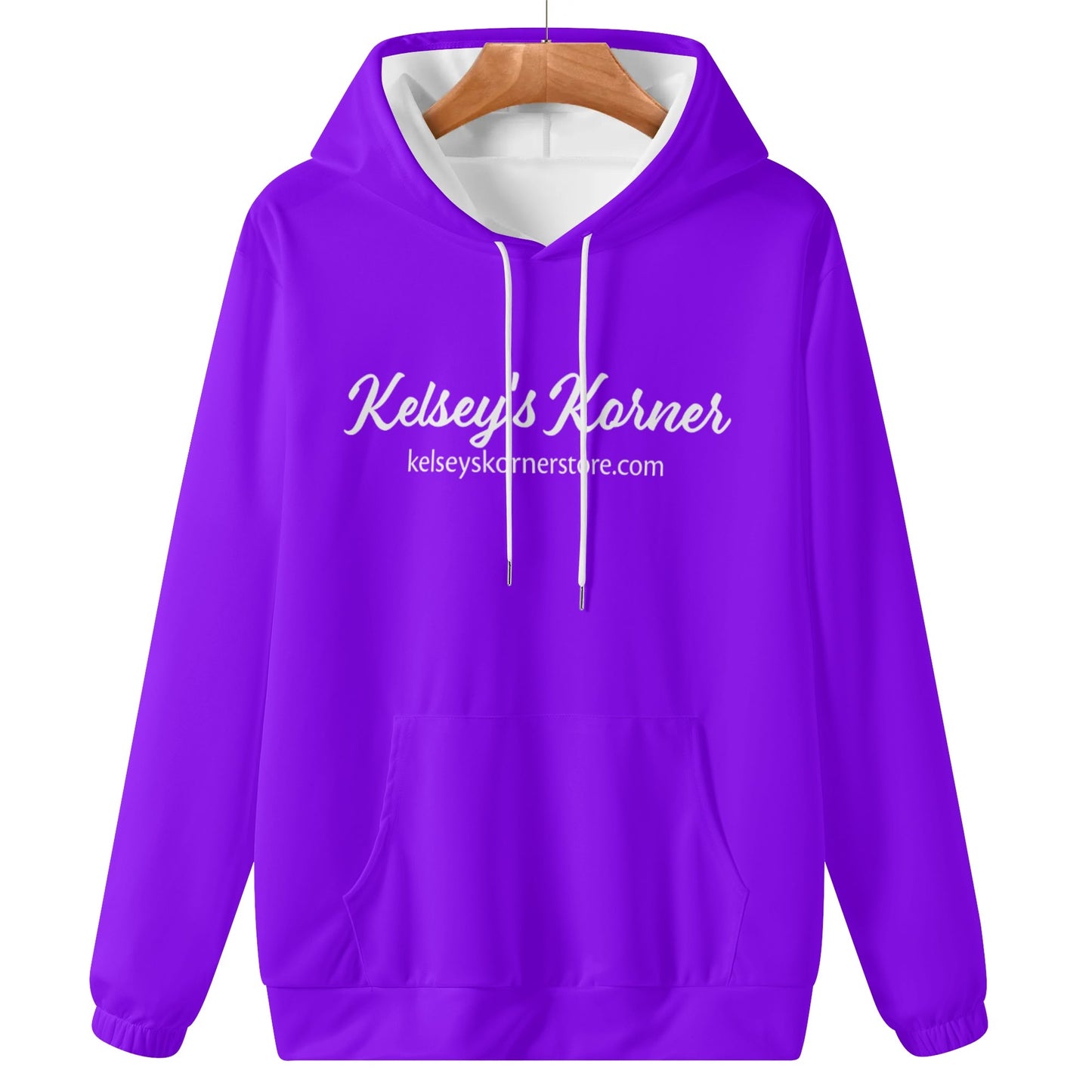 Womens Lightweight All Over Printing Pullover Hoodie Sweatshirt Purple