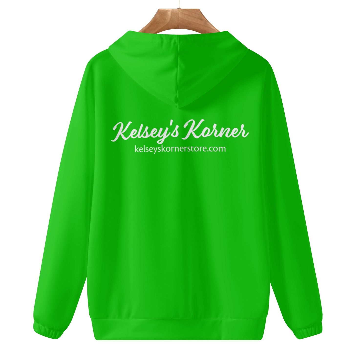 Womens Lightweight All Over Printing Pullover Hoodie Sweatshirt Green