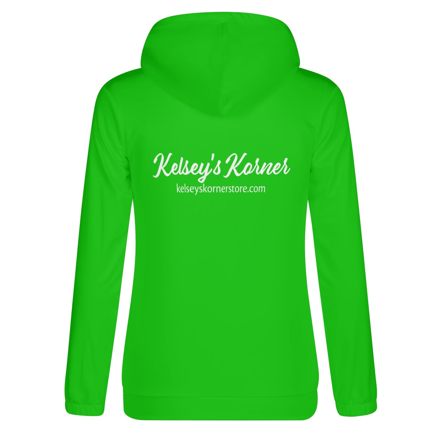 Womens Lightweight All Over Printing Pullover Hoodie Sweatshirt Green