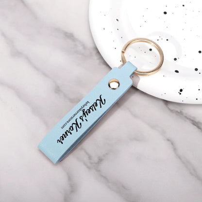 Handcrafted Leather Loop Keychain