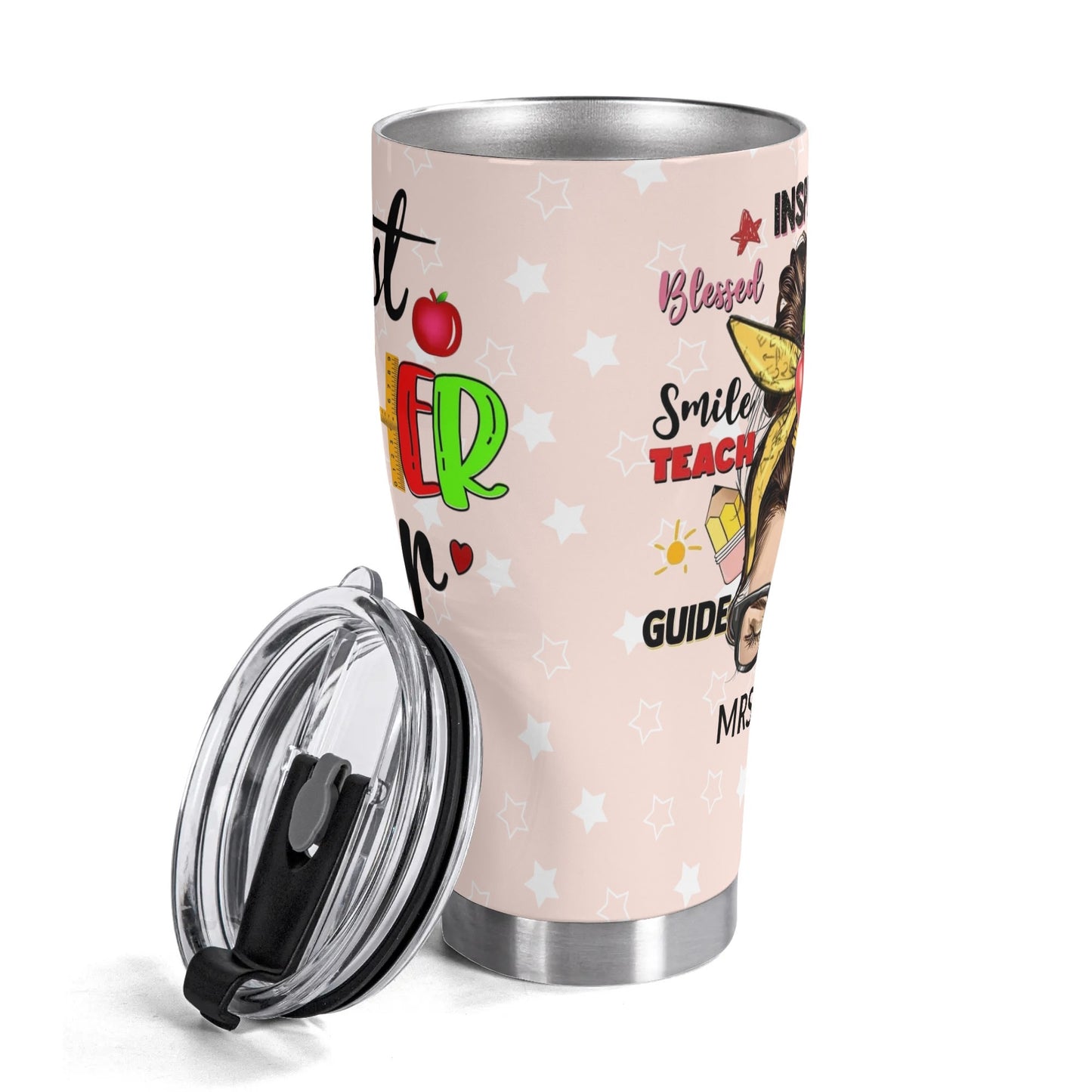 3D Personalized Stainless Steel Tumbler 30oz Printed Cup Gift