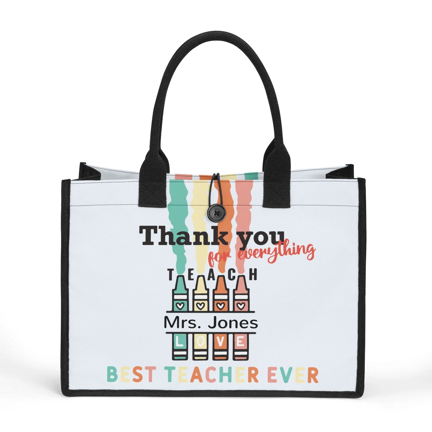 Premium All-Over Print Canvas Tote Bag（3 layers）