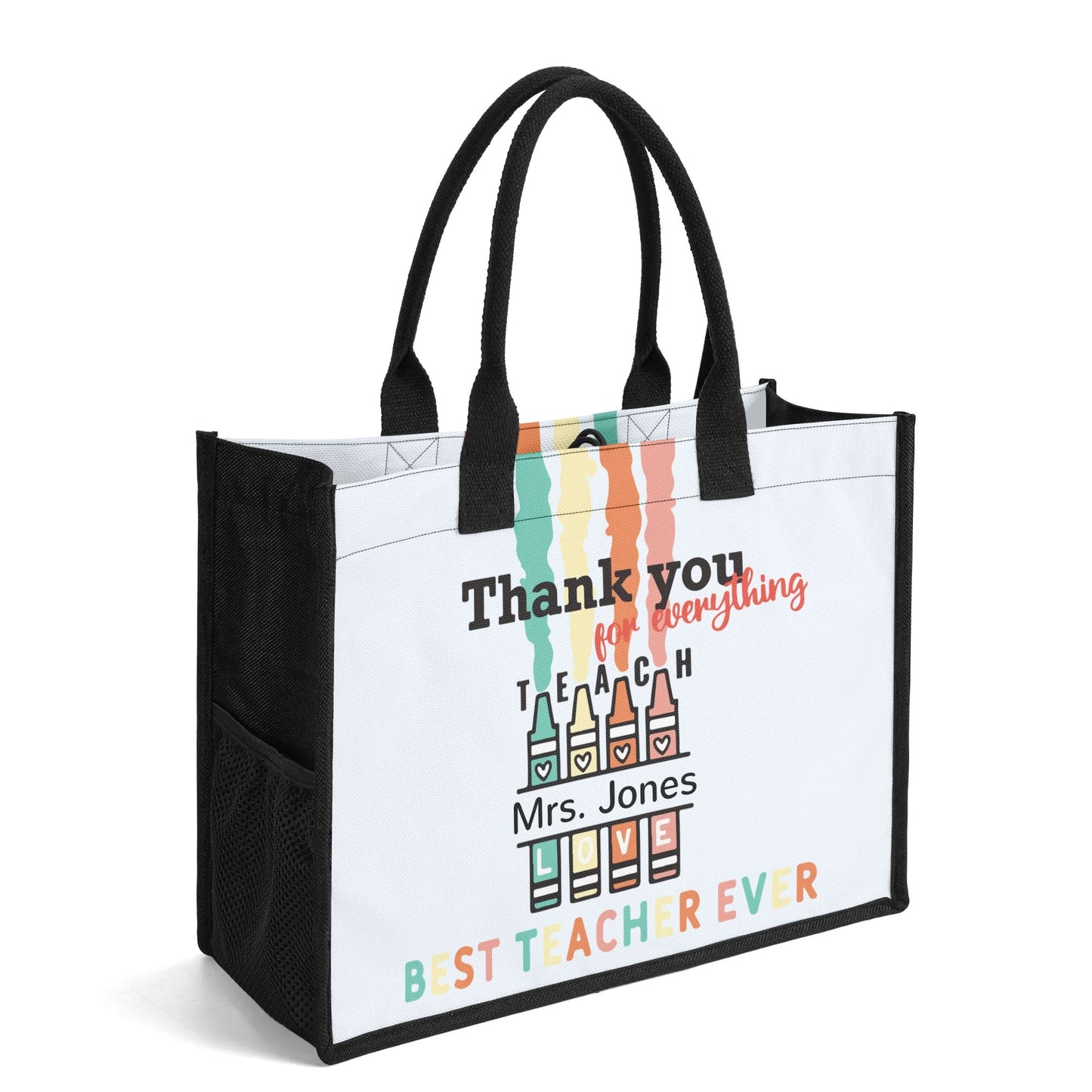 Premium All-Over Print Canvas Tote Bag（3 layers）