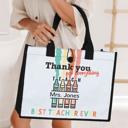 Premium All-Over Print Canvas Tote Bag（3 layers）