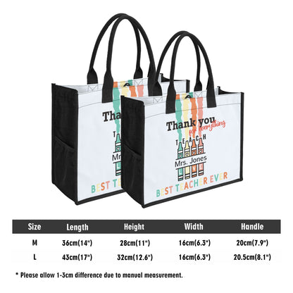 Premium All-Over Print Canvas Tote Bag（3 layers）