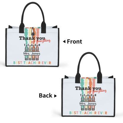 Premium All-Over Print Canvas Tote Bag（3 layers）