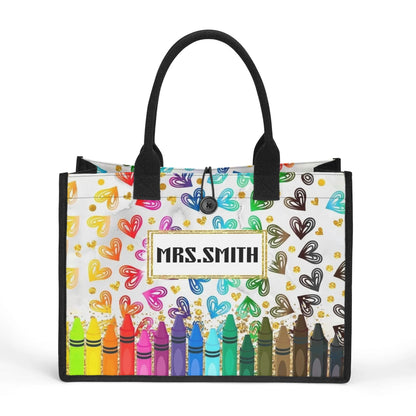 Premium All-Over Print Canvas Tote Bag（3 layers）