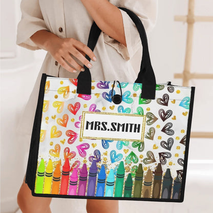 Premium All-Over Print Canvas Tote Bag（3 layers）