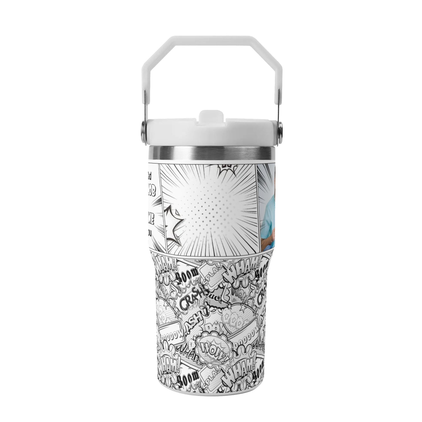 20oz Stainless Steel Water Bottle Coffee Mug Tumblers for Vehicle Cup Holders