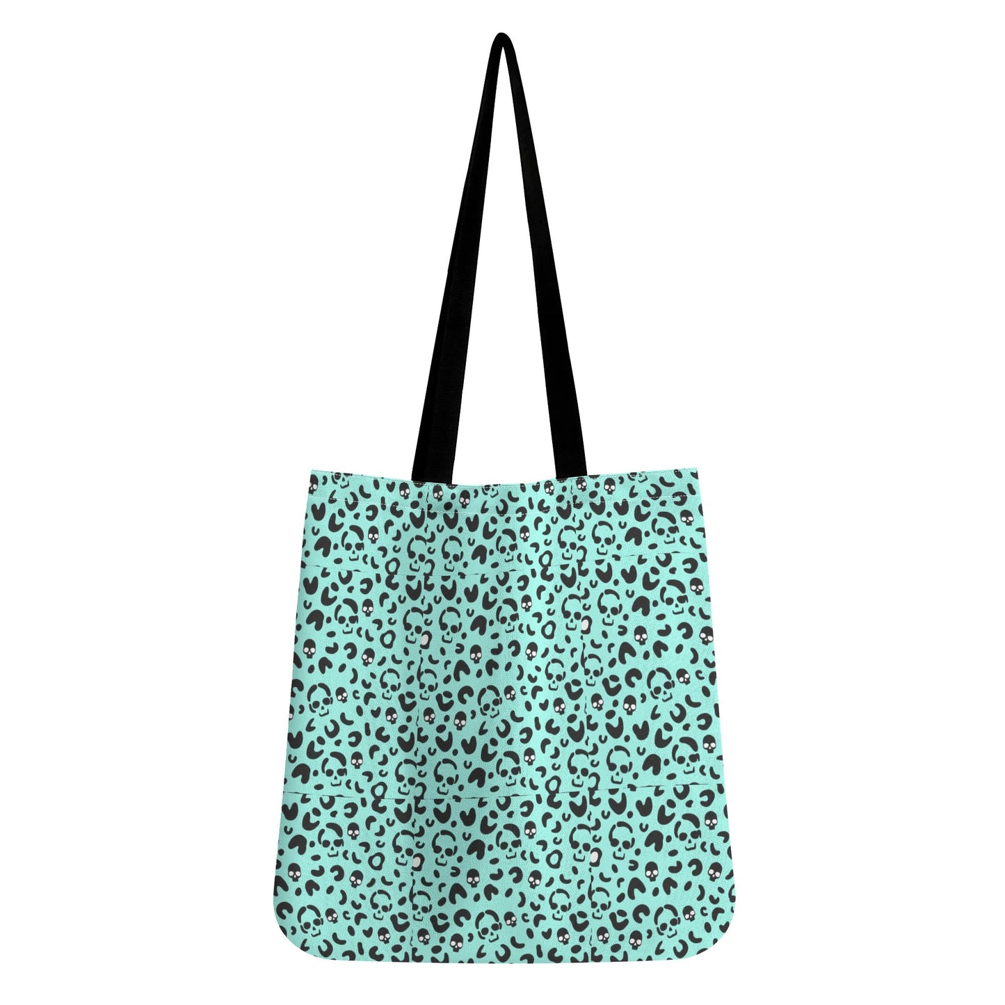 Halloween Print Cloth Tote Bag Orange