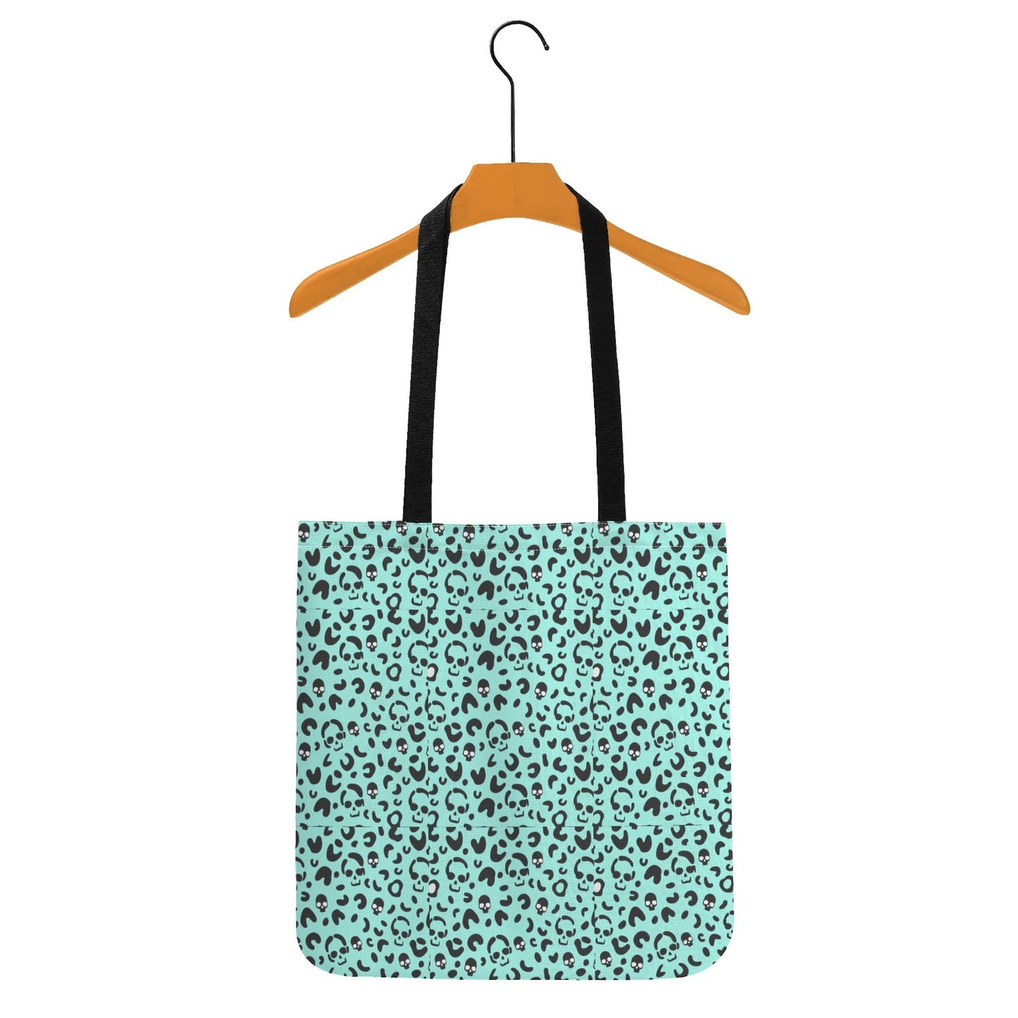 Halloween Print Cloth Tote Bag Orange