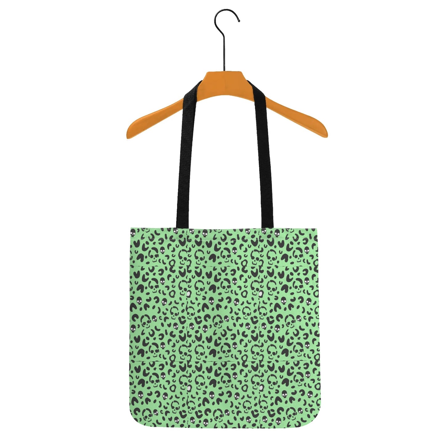 Halloween Print Cloth Tote Bag Orange