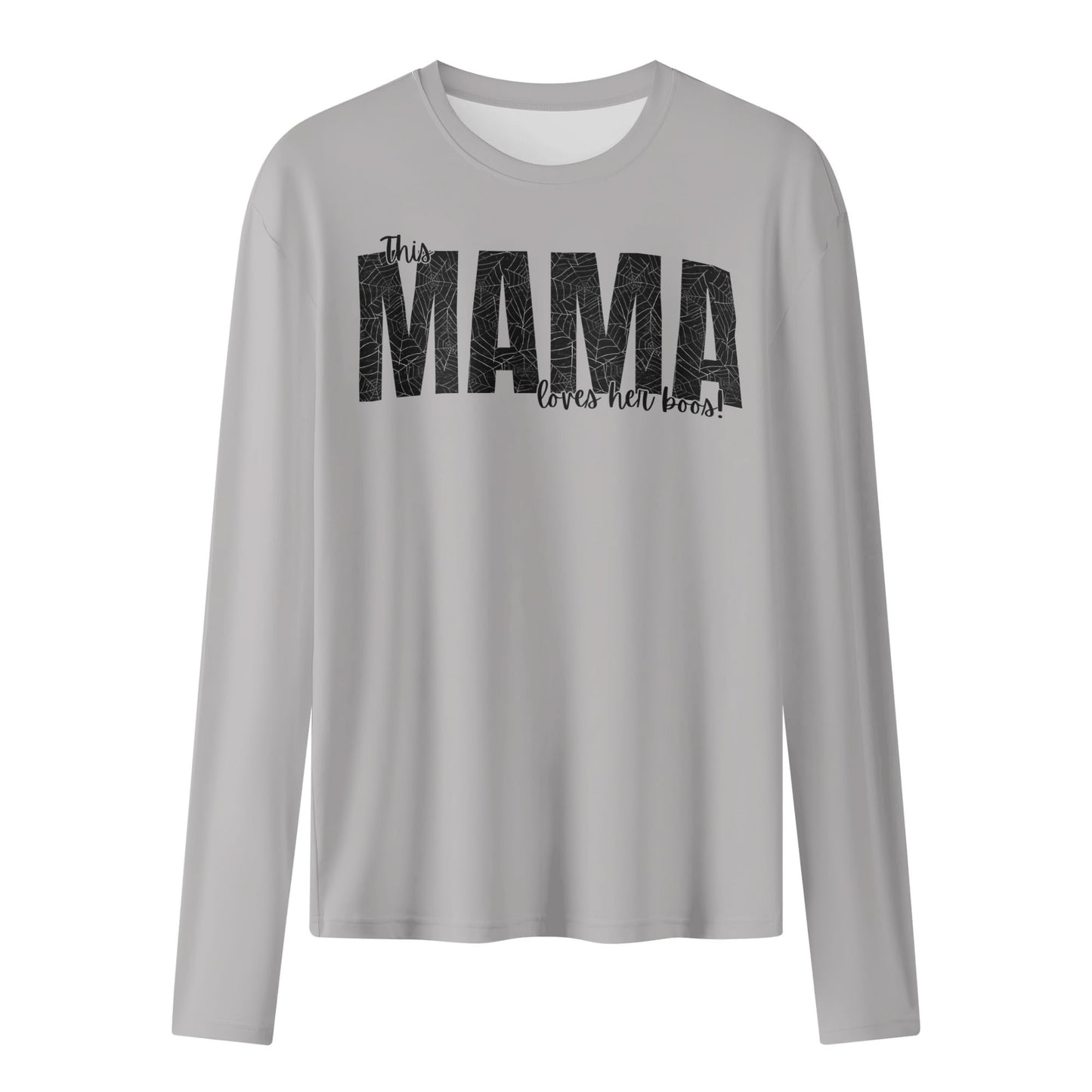 Womens Long Sleeve T Shirt Mama Halloween Design