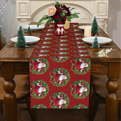 Customized Polyester Table Runner Christmas Home Decor