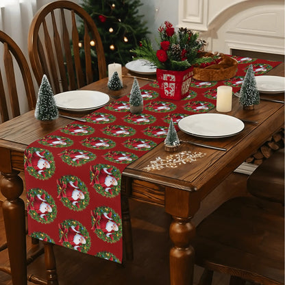 Customized Polyester Table Runner Christmas Home Decor