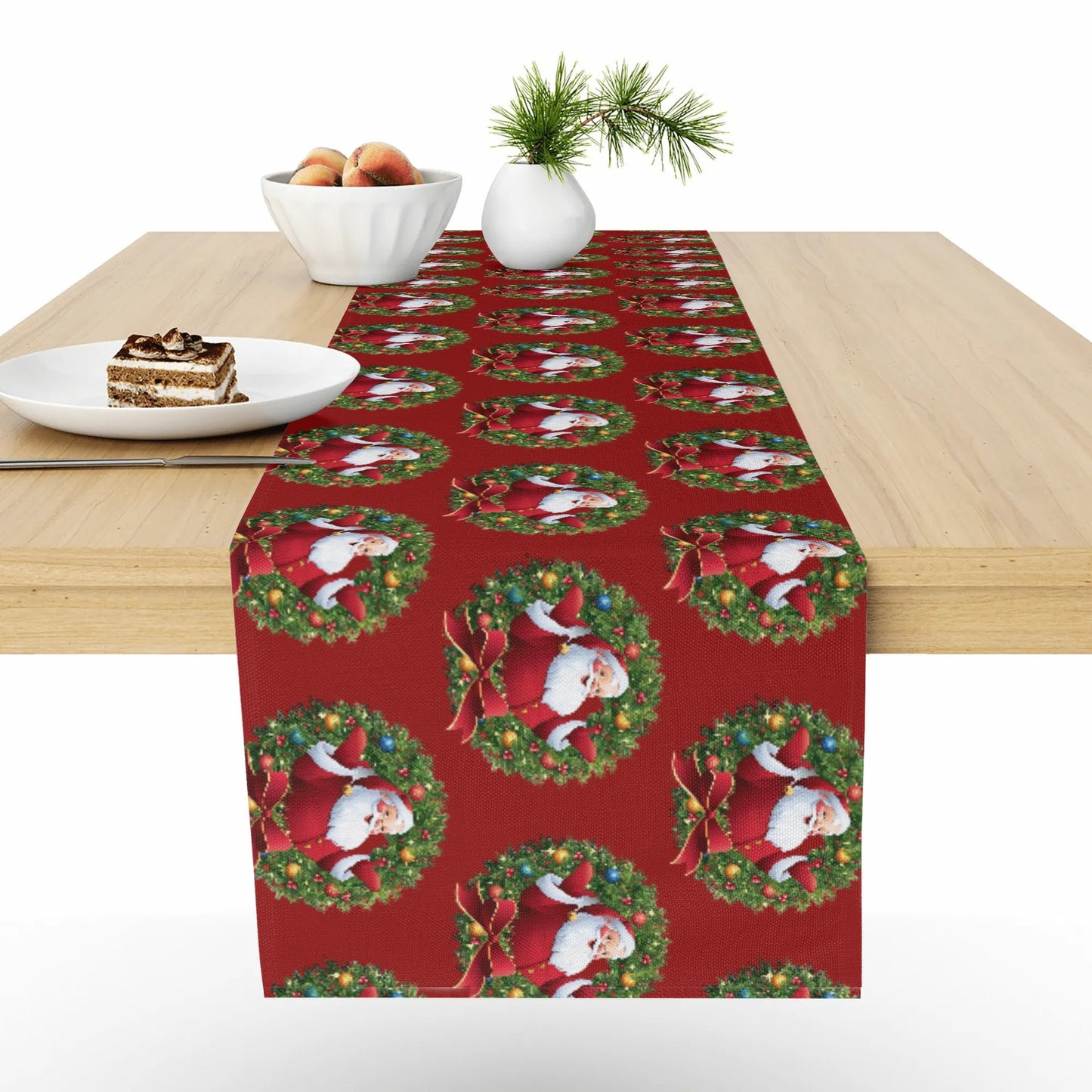 Customized Polyester Table Runner Christmas Home Decor