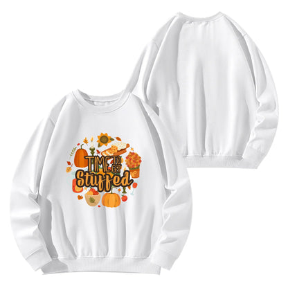 Thanksgiving Printing Unisex Cotton Sweatshirt