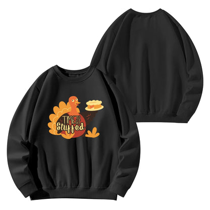 Thanksgiving Printing Unisex Cotton Sweatshirt