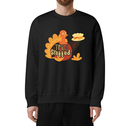 Thanksgiving Printing Unisex Cotton Sweatshirt