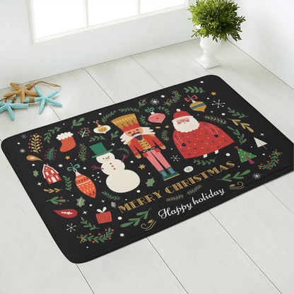 Plush Christmas Personalized Doormat