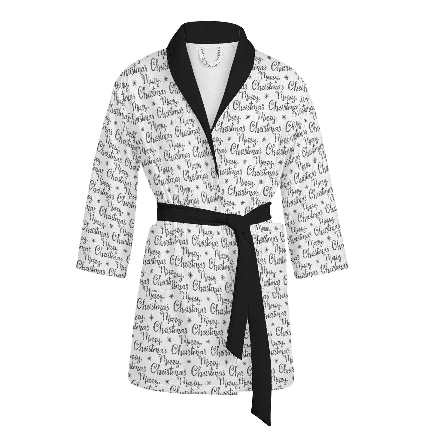 Womens Short Winter Bathrobe