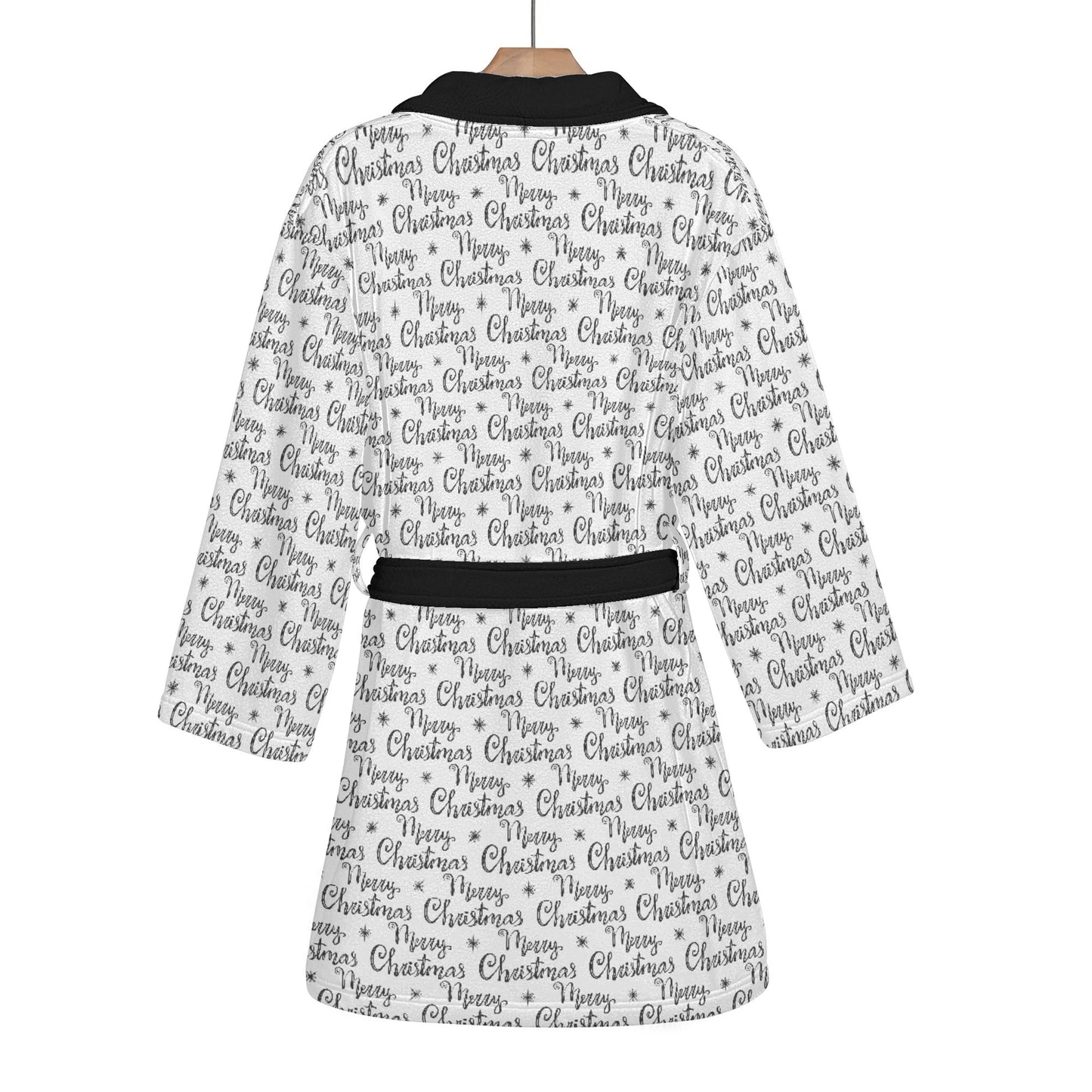 Womens Short Winter Bathrobe