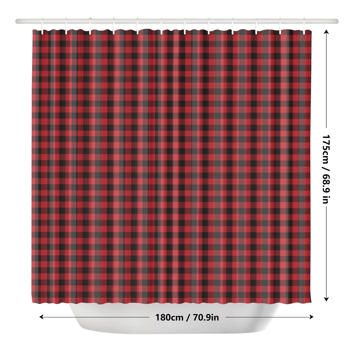 Buffalo Plaid Shower Curtain