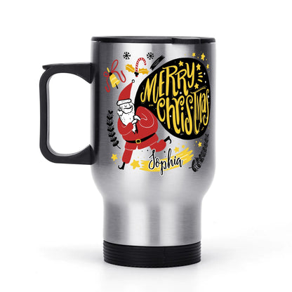 Stainless Steel Travel Coffee Mug (14 oz) Personalized Christmas Gifting