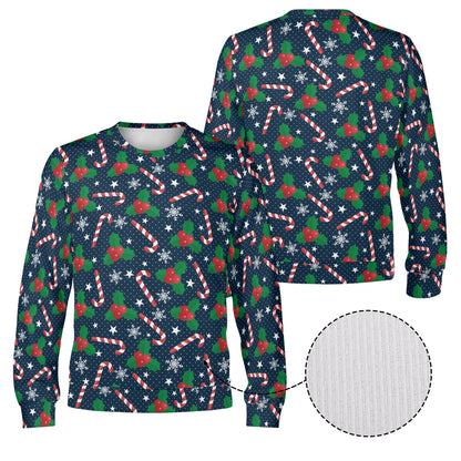 Unisex Custom Winter Christmas Pullover Sweatshirt