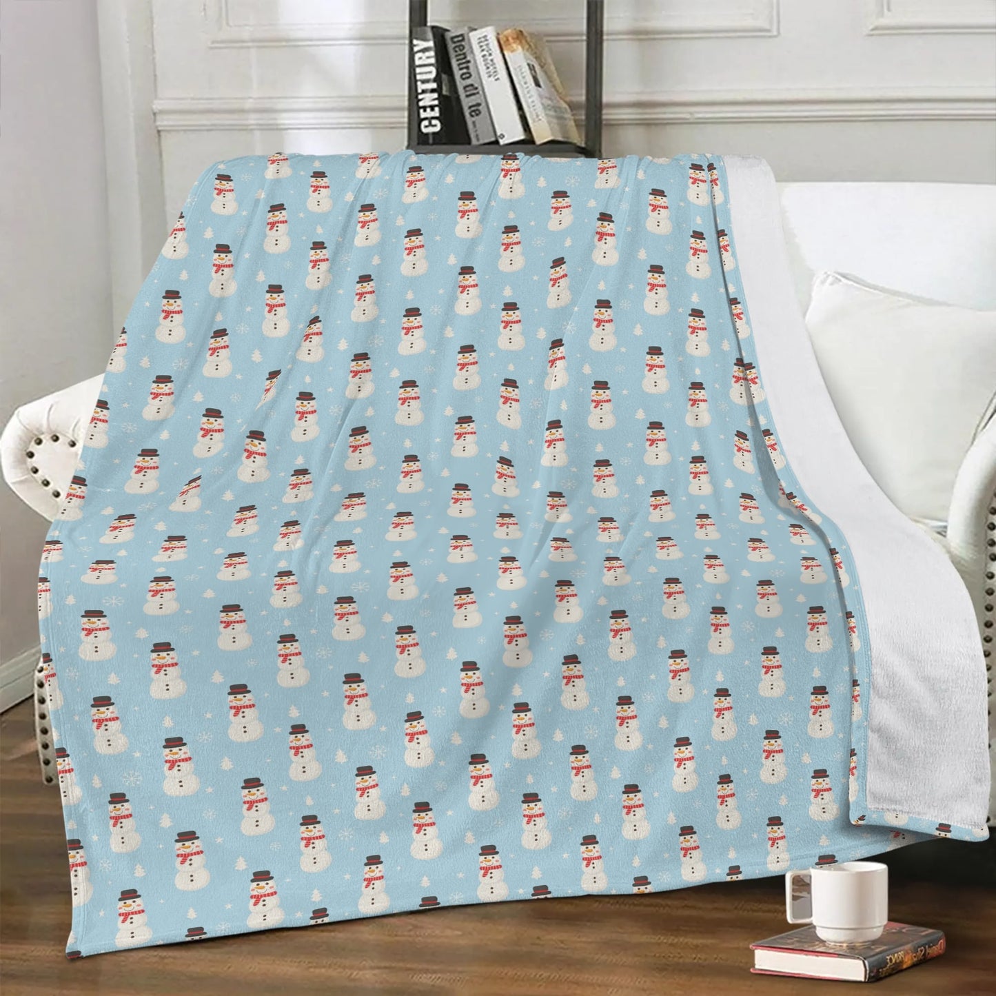 Soft Polyester Premium Fleece Blanket Winter Design