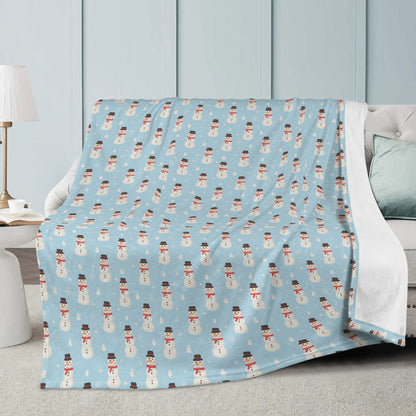 Soft Polyester Premium Fleece Blanket Winter Design