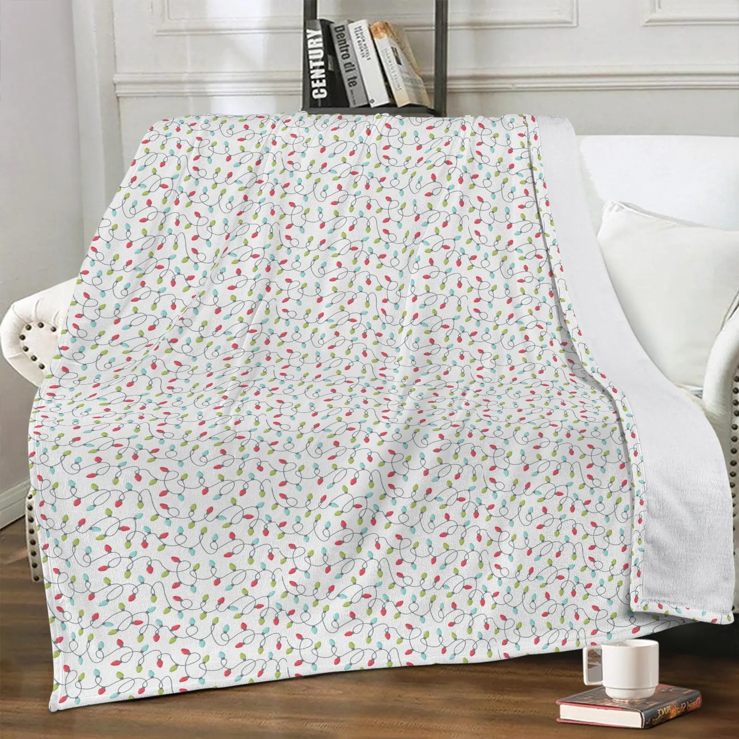 Soft Polyester Premium Fleece Blanket Winter Design