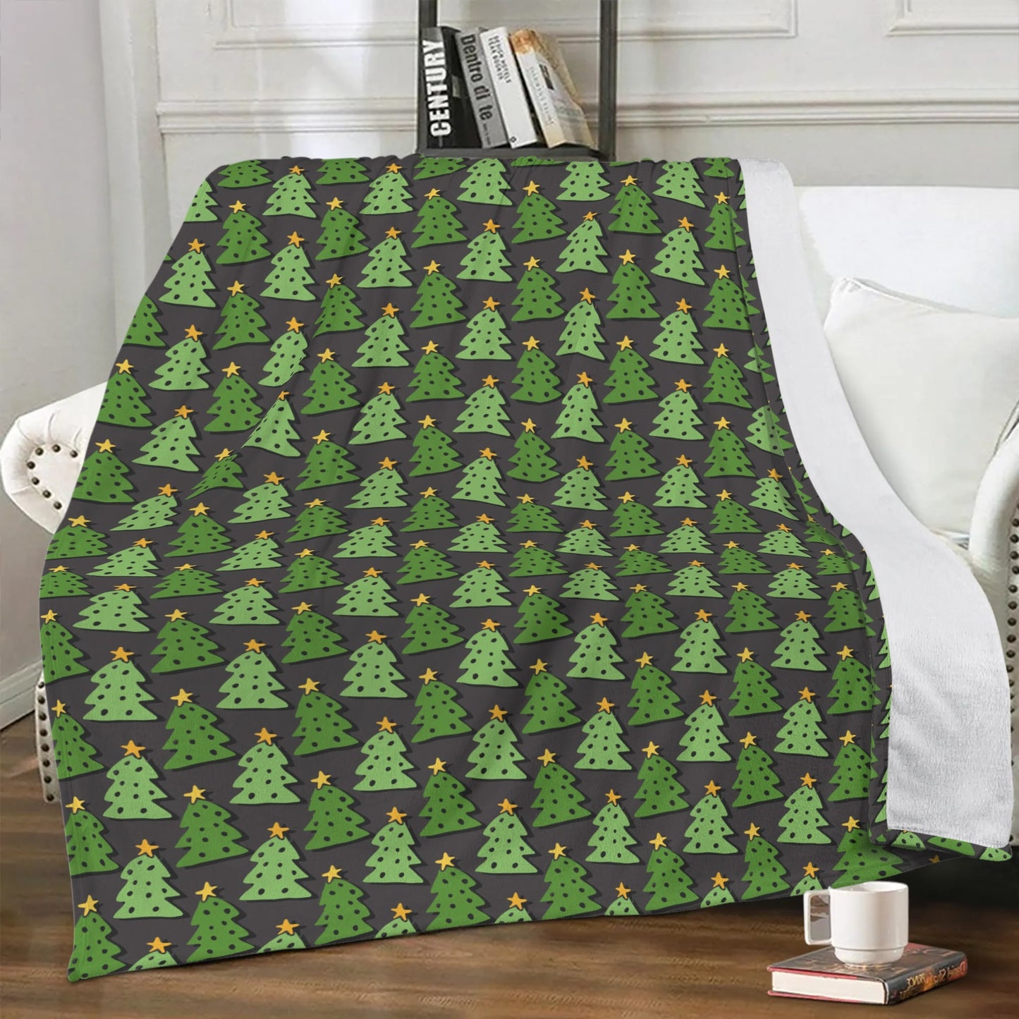 Soft Polyester Premium Fleece Blanket Winter Design