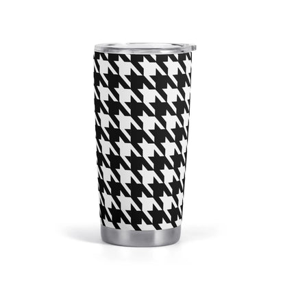 Houndstooth Printing Car Tumbler 20oz