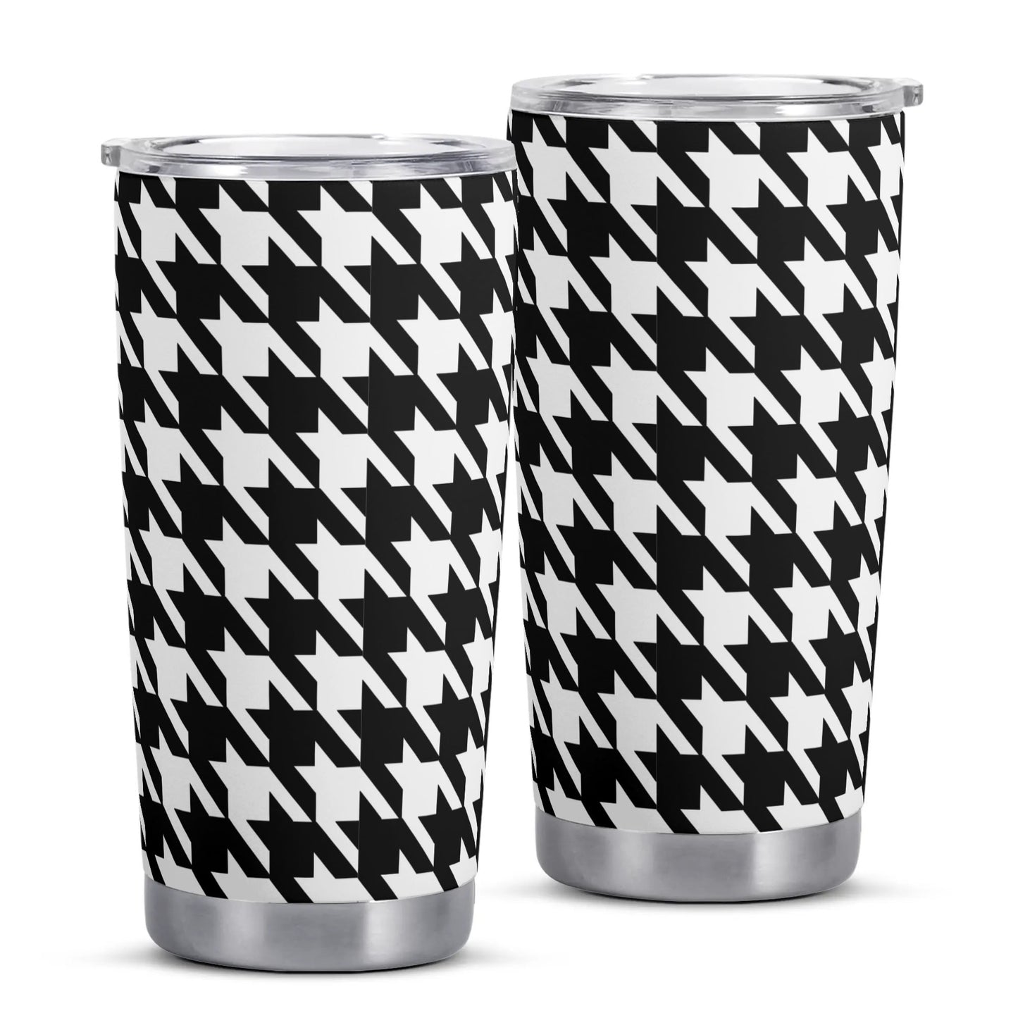 Houndstooth Printing Car Tumbler 20oz