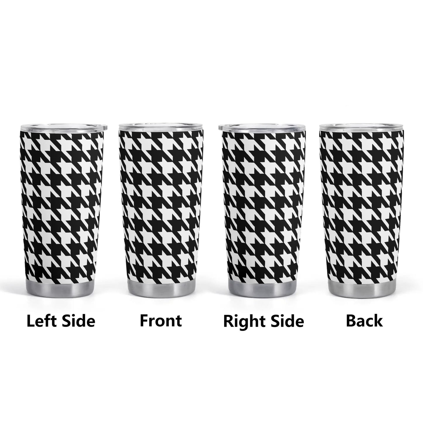 Houndstooth Printing Car Tumbler 20oz