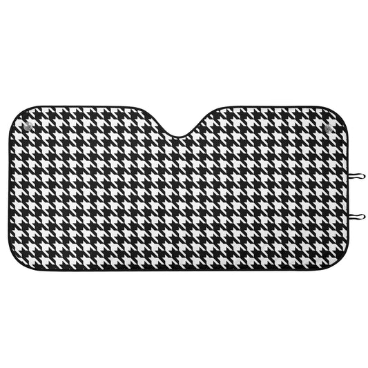 Houndstooth Car Sunshade