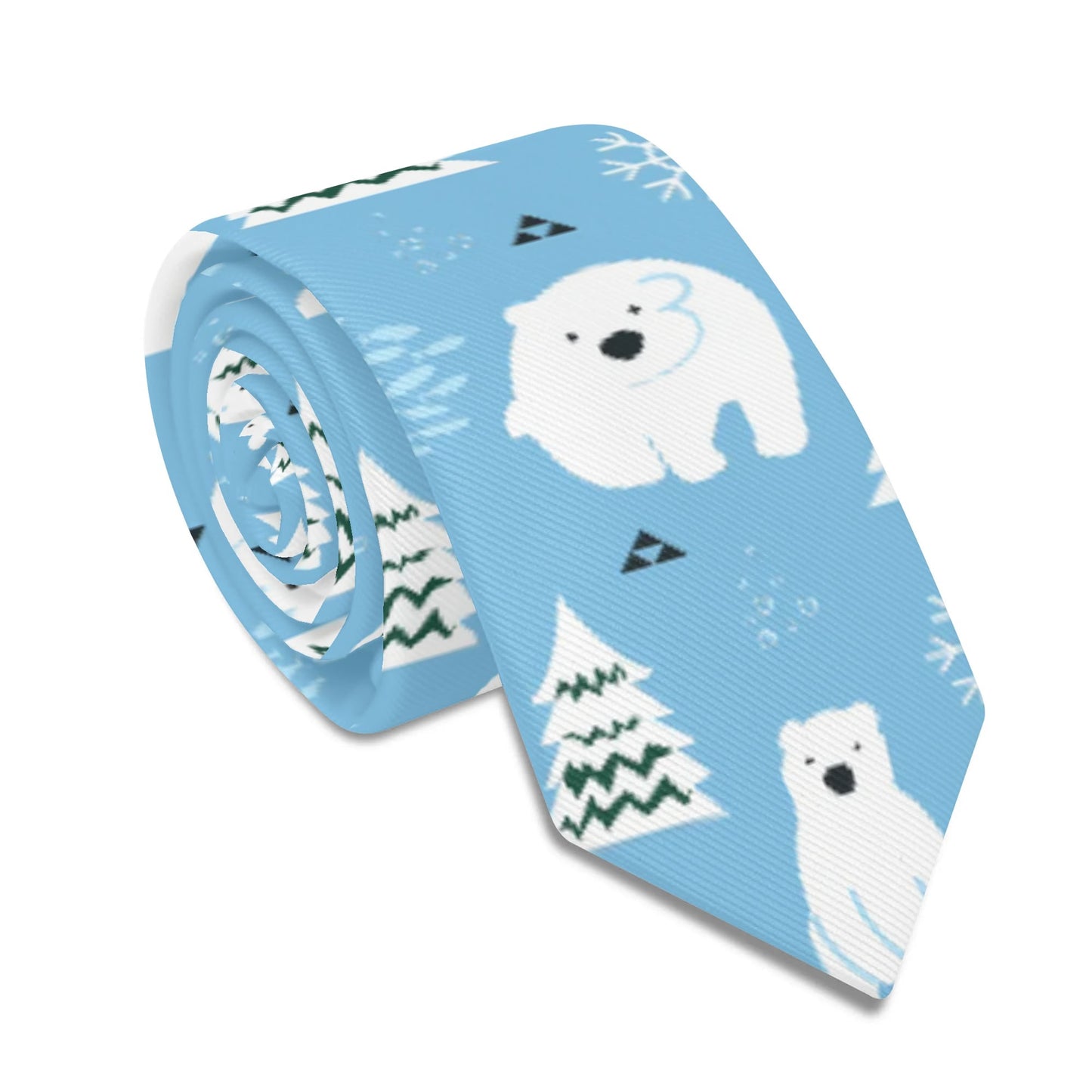 Christmas Print Unisex Bandana Tie Necktie