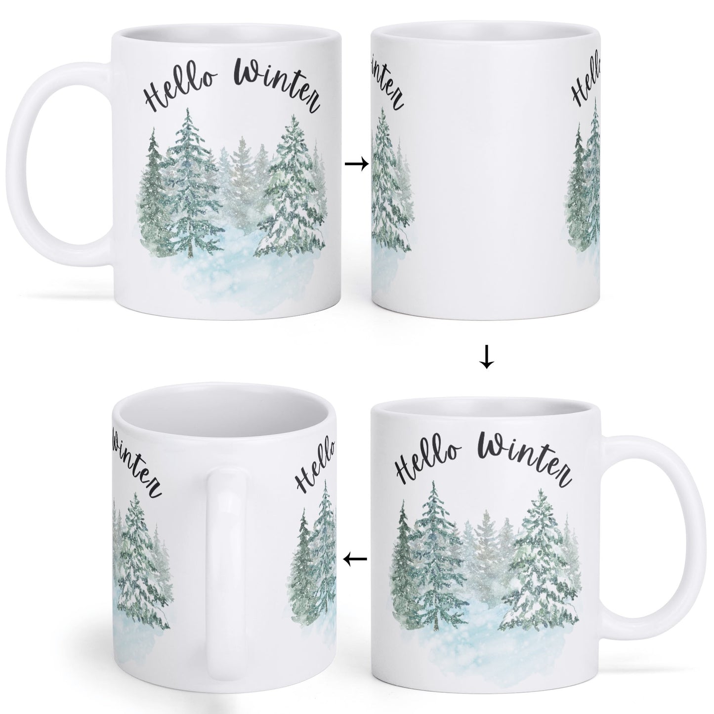 Winter White Coffee Mug