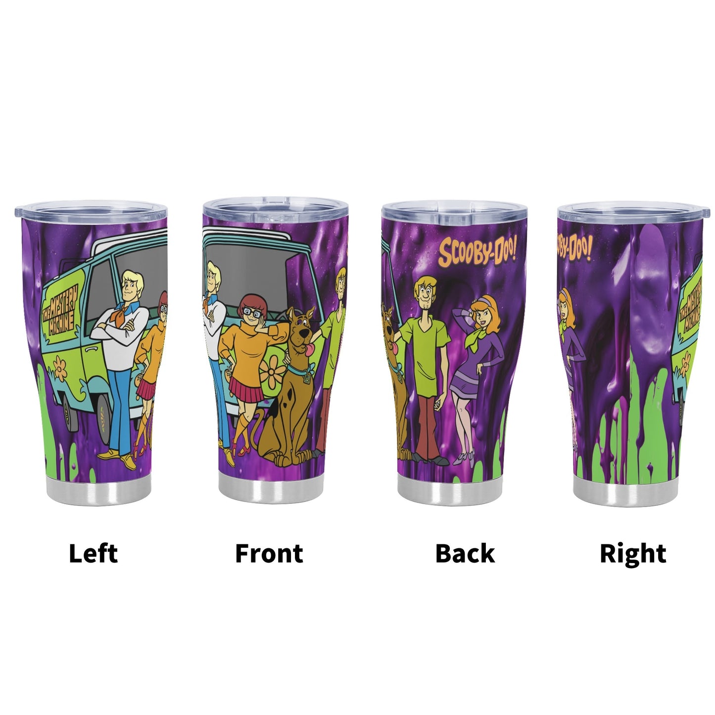 3D Scooby-Doo Stainless Steel Tumbler 30oz Printed Cup Gift