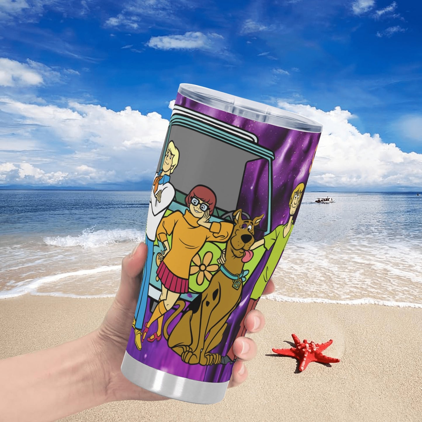 3D Scooby-Doo Stainless Steel Tumbler 30oz Printed Cup Gift