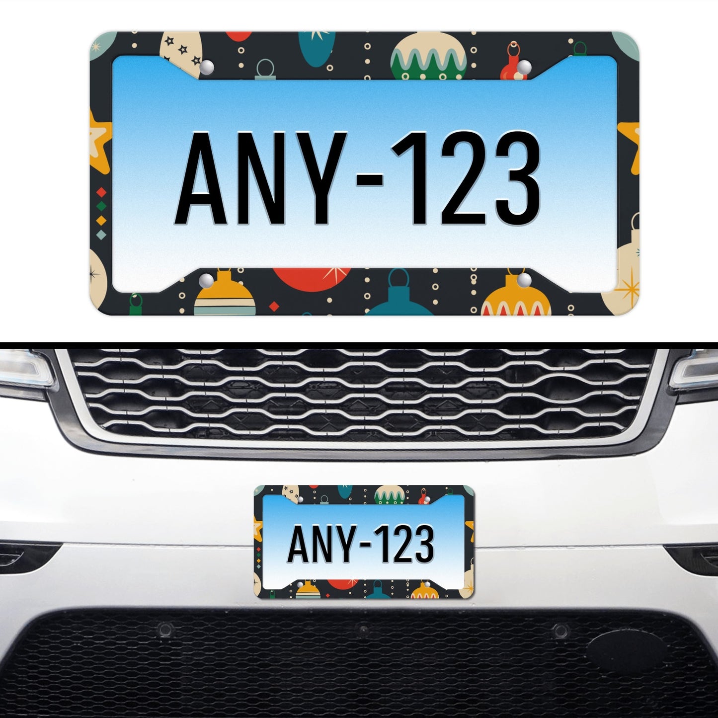 Christmas License Plate Frame