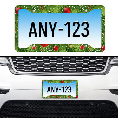 Christmas License Plate Frame