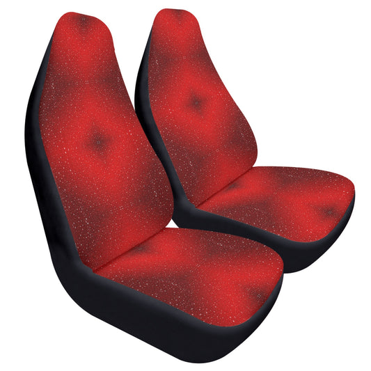 Red Sparkle Soft and Lightweight Front Car Seat Covers (2pcs)